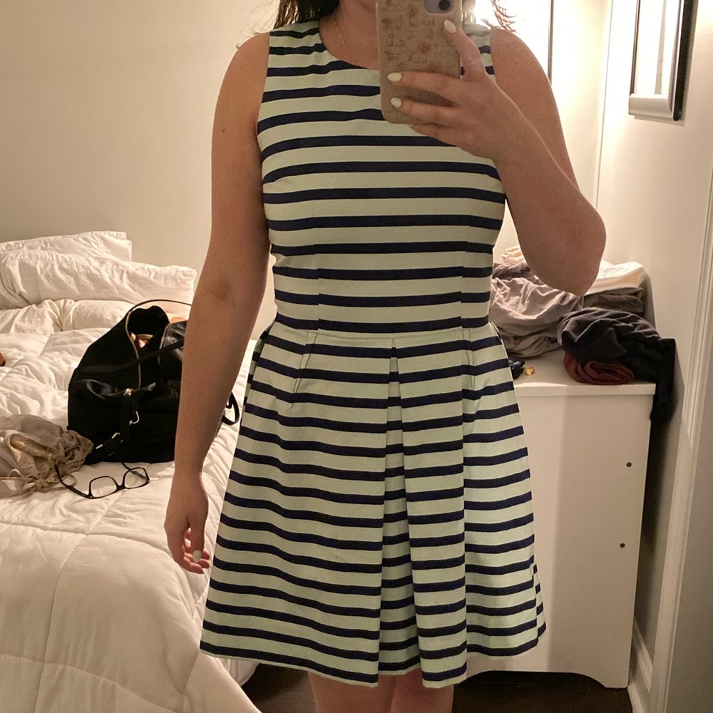 Striped Cocktail Dress